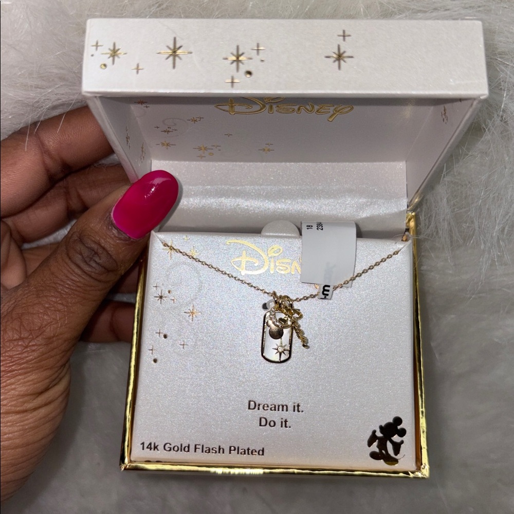 Disney 14k Gold Flash Plated Necklace